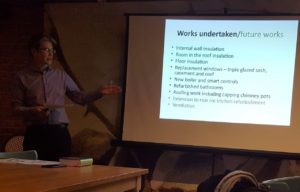 Julian presenting at the October member social.